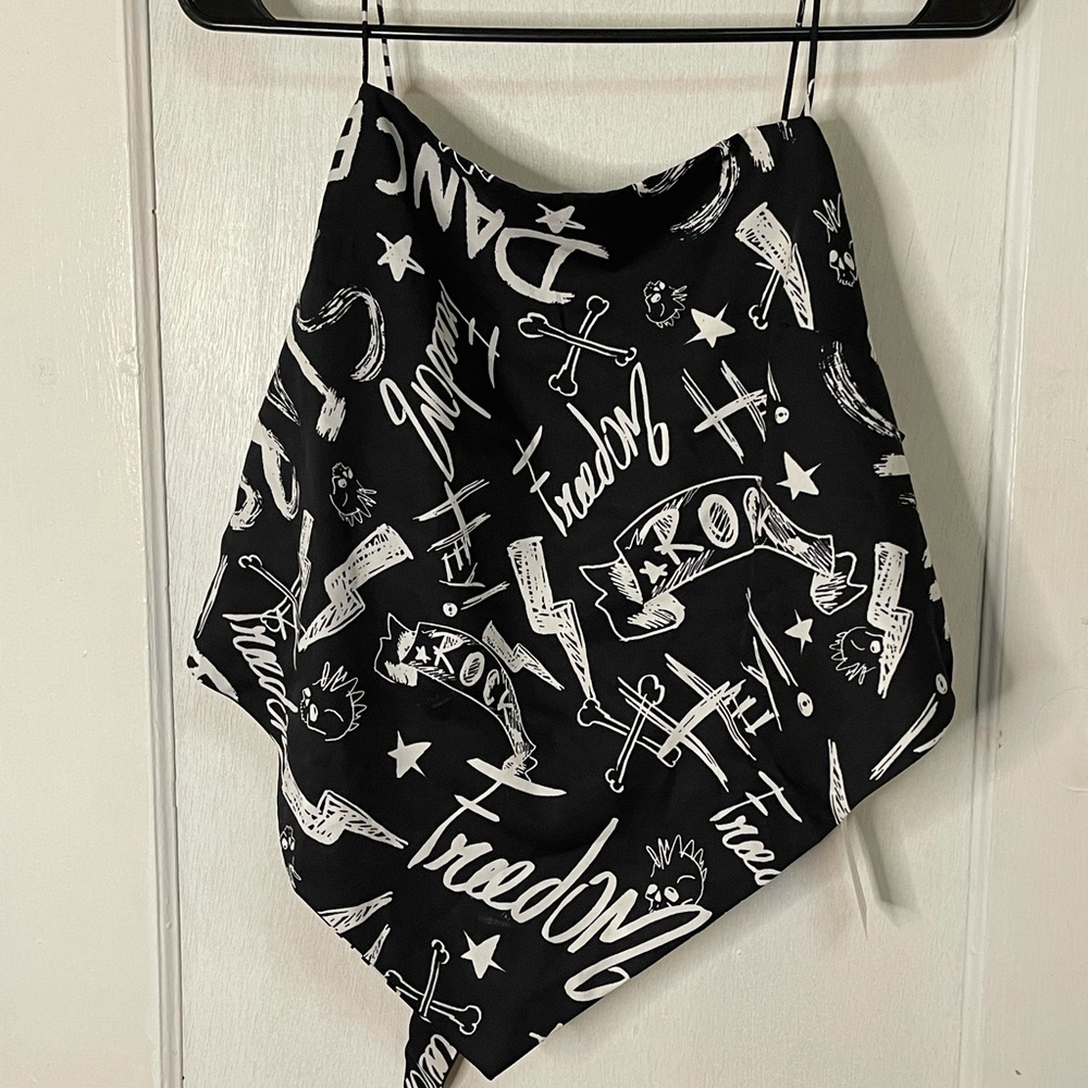 Cute alternative bandana top